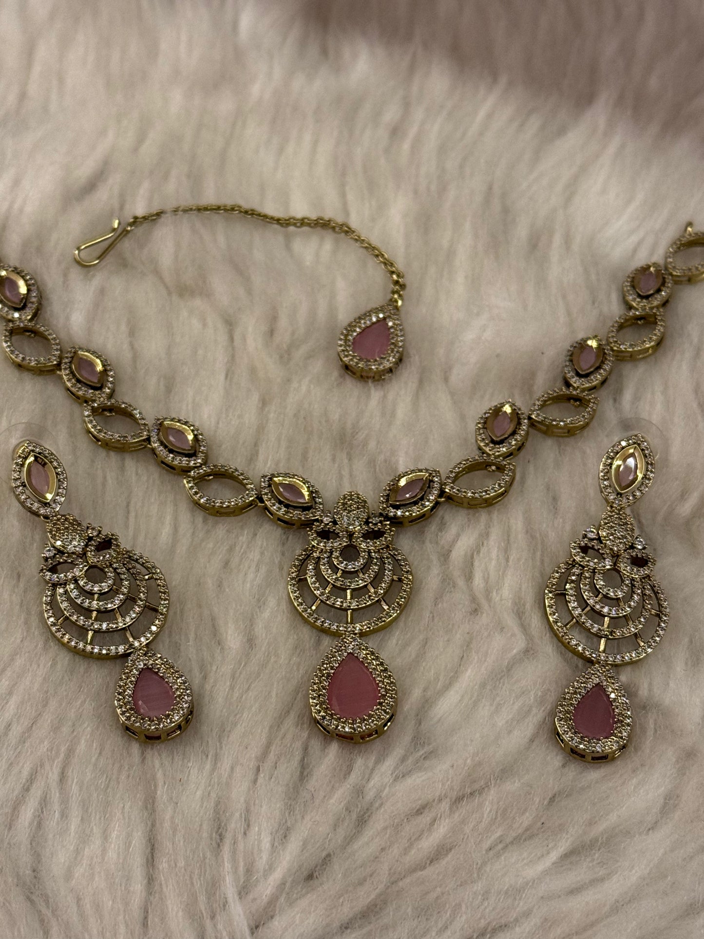 Goldplated necklace set-Ns69