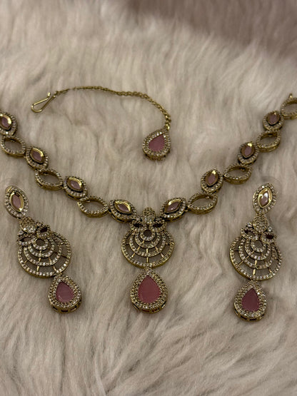Goldplated necklace set-Ns69