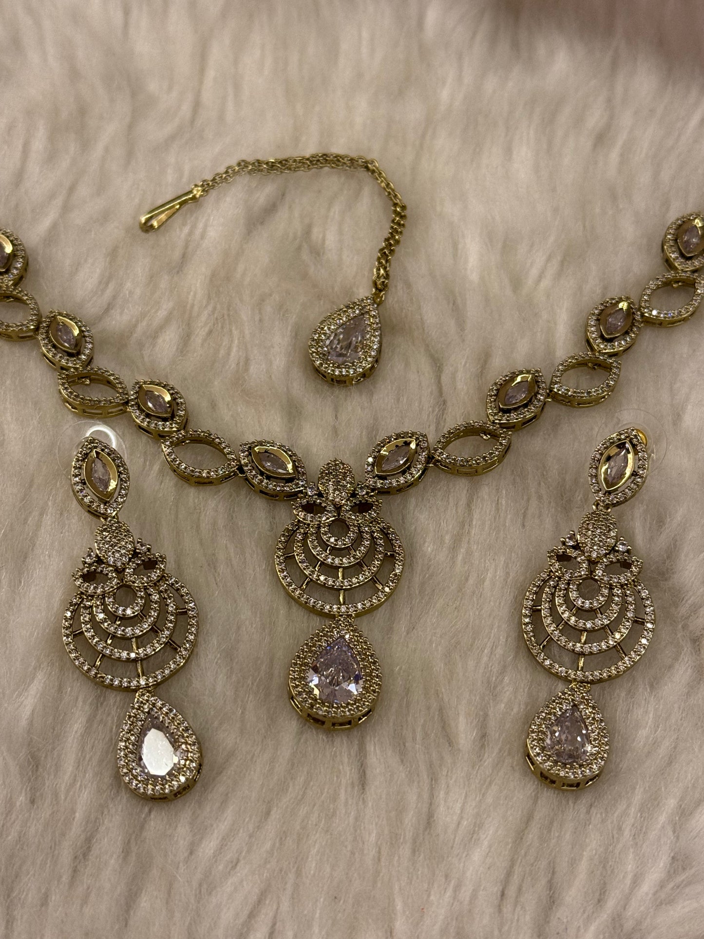 Goldplated necklace set-Ns69