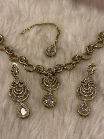 Goldplated necklace set-Ns69