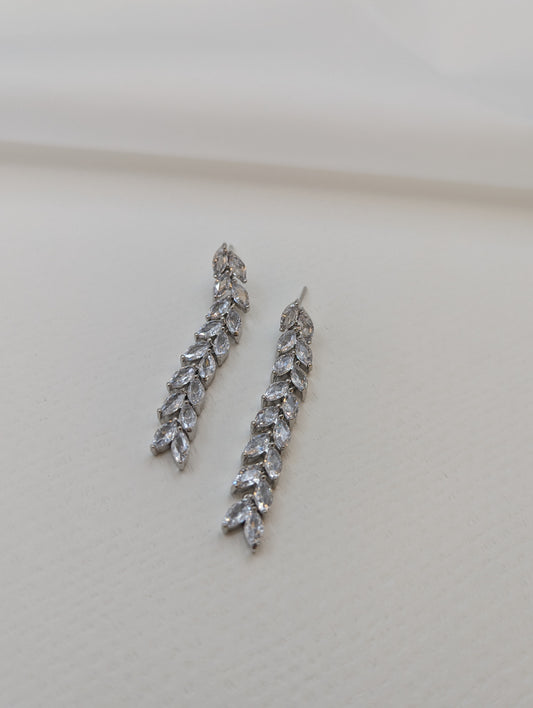 Leaf Zercons Earrings-ER2