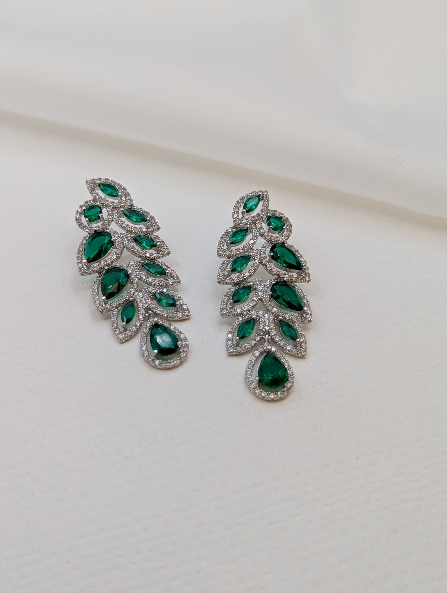 Diamond Leaf Earring-ER9