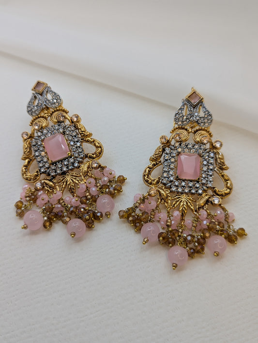 Soft Pink Earrings-ER12