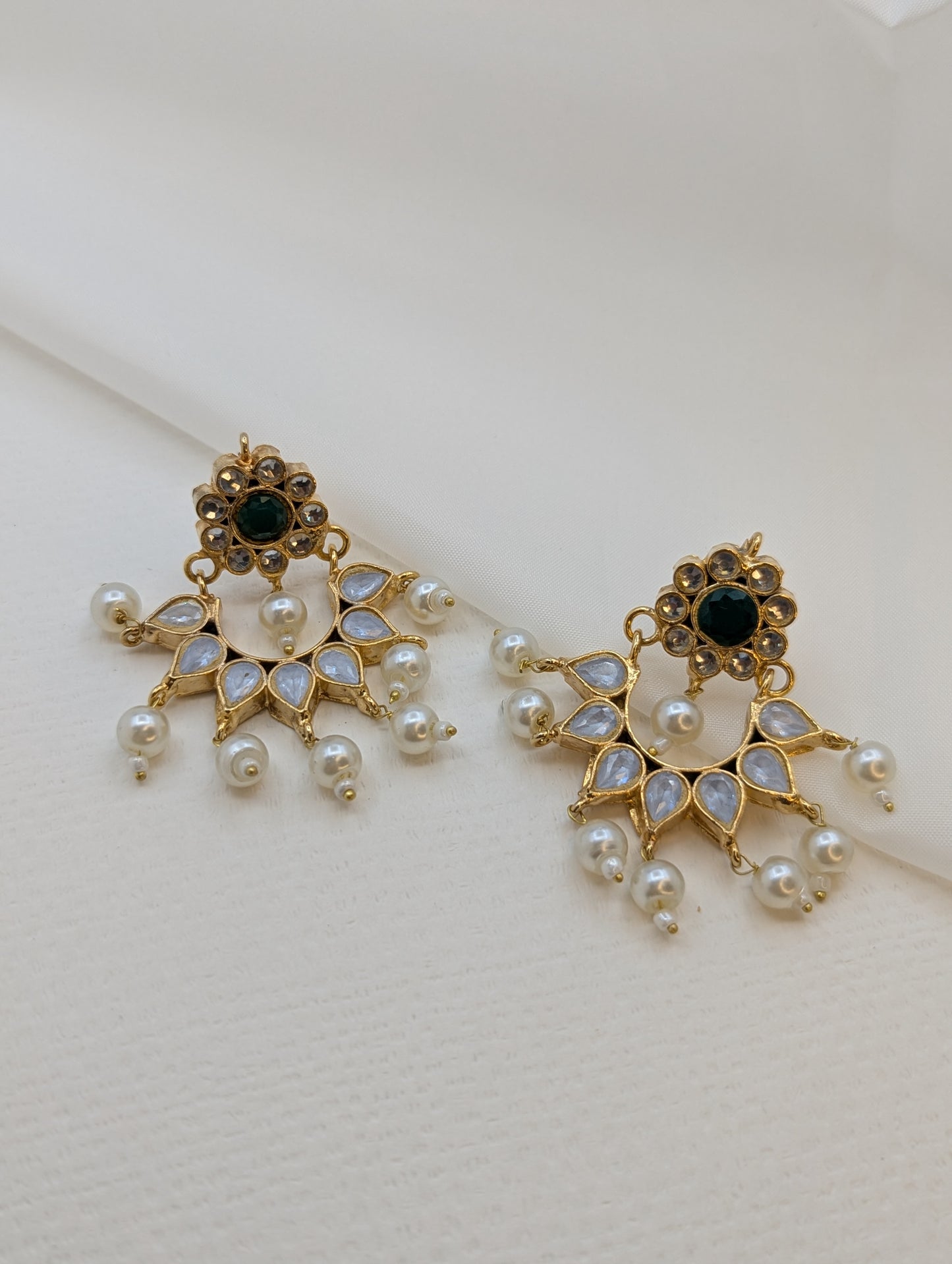 Kundan Earrings Tika-CS1