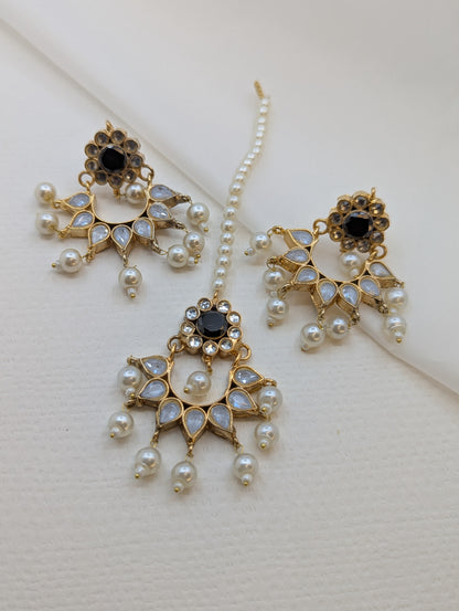 Kundan Earrings Tika-CS1