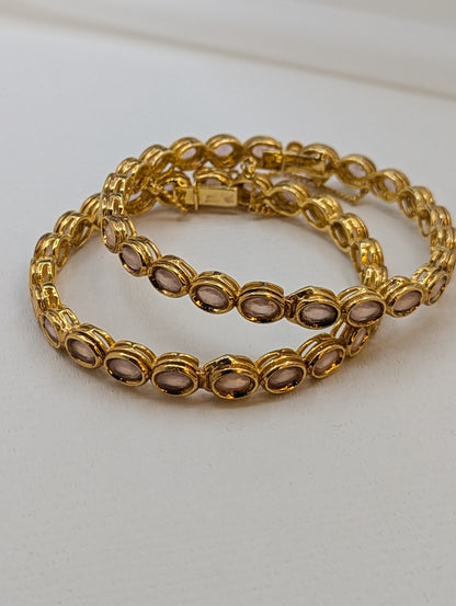 Gold Plated Bangles-B3