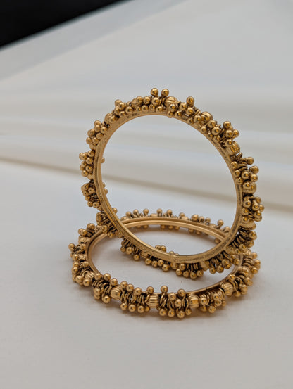 Gold Balls Bangles-B12