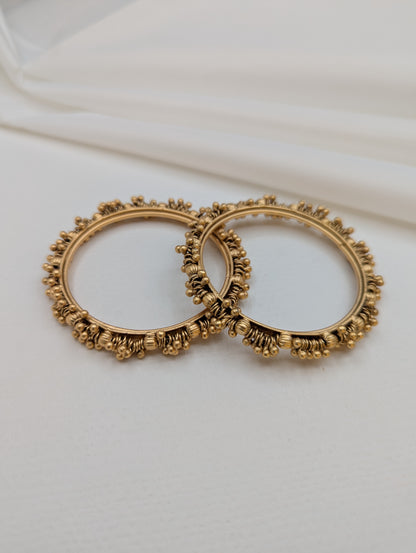 Gold Balls Bangles-B12