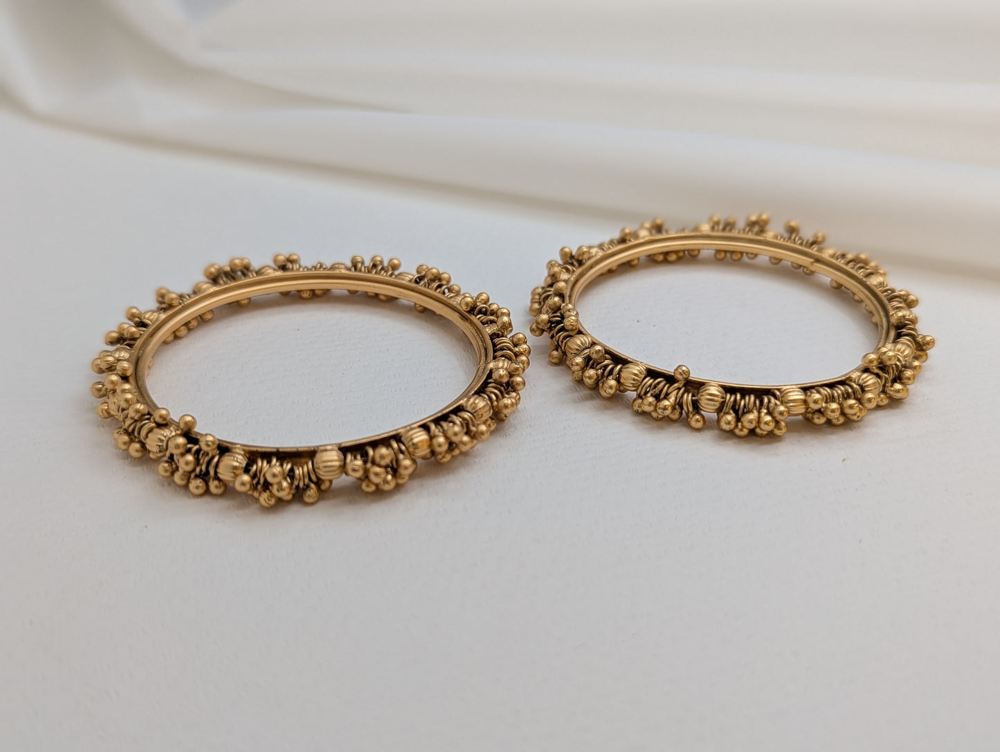 Gold Balls Bangles-B12