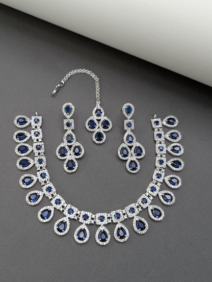 Regal Charm Zircon Set-Ns15