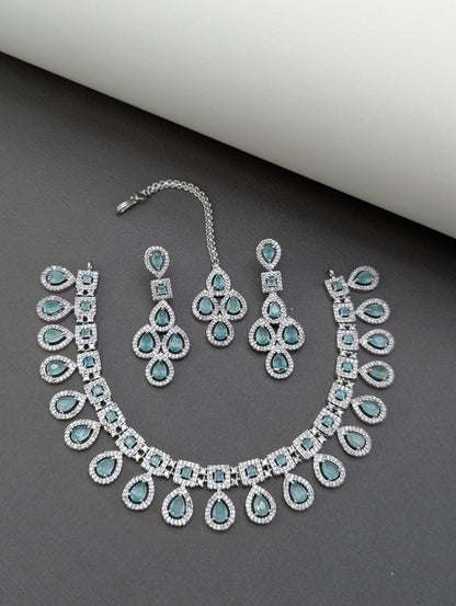 Regal Charm Zircon Set-Ns15