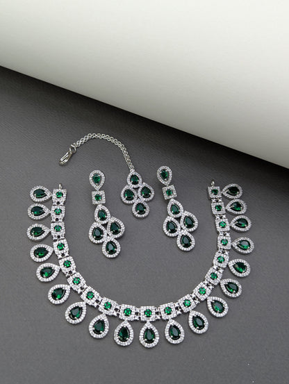 Regal Charm Zircon Set-Ns15